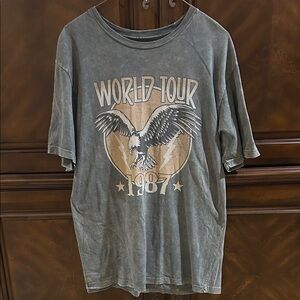 Vintage Graphic Tee - Gray